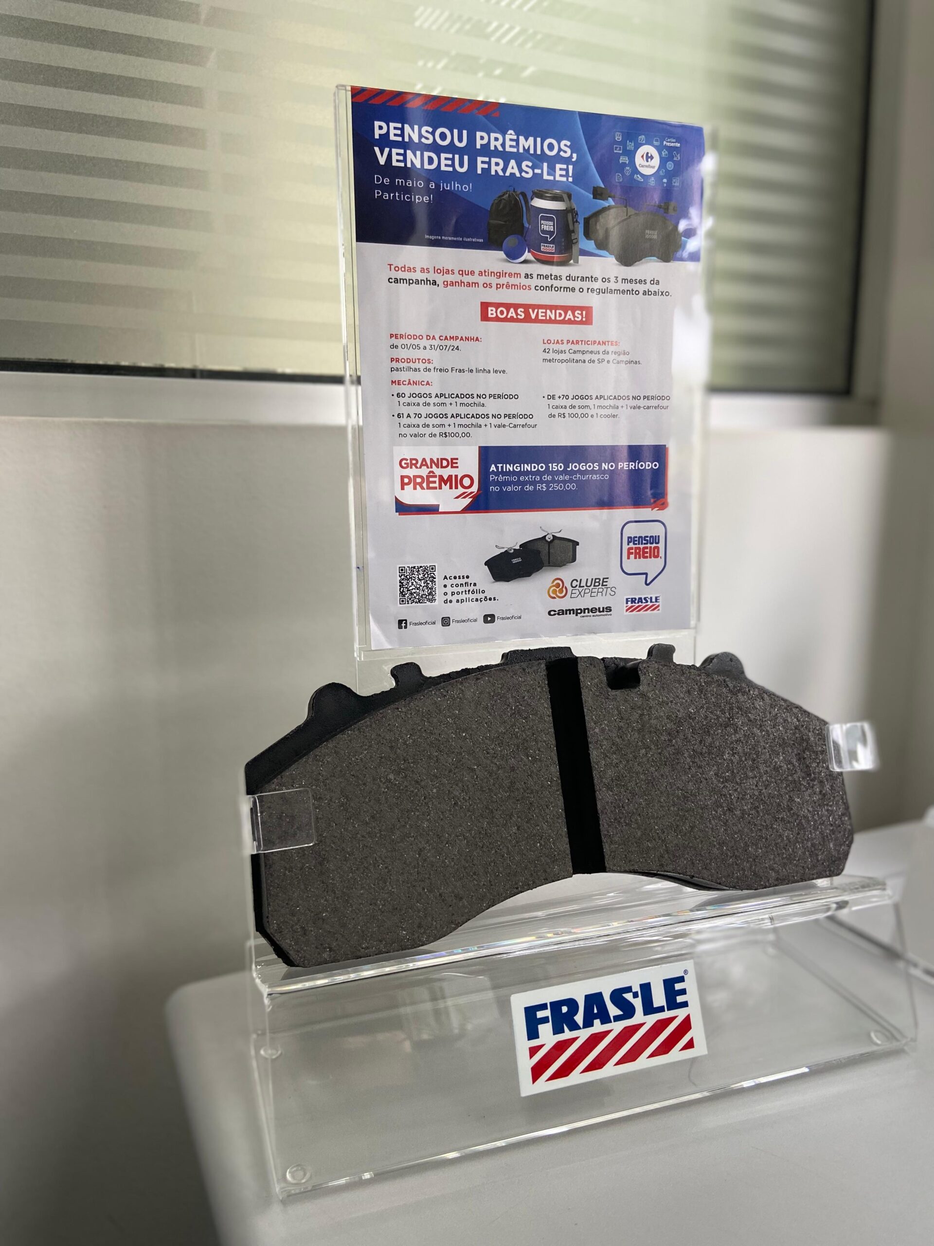 display pastilha de caminhão Expositor em Acrílico para Peças Automotivas